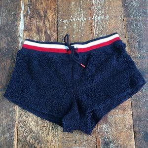 Tommy Hilfiger Navy Towel Fluffy Shorts